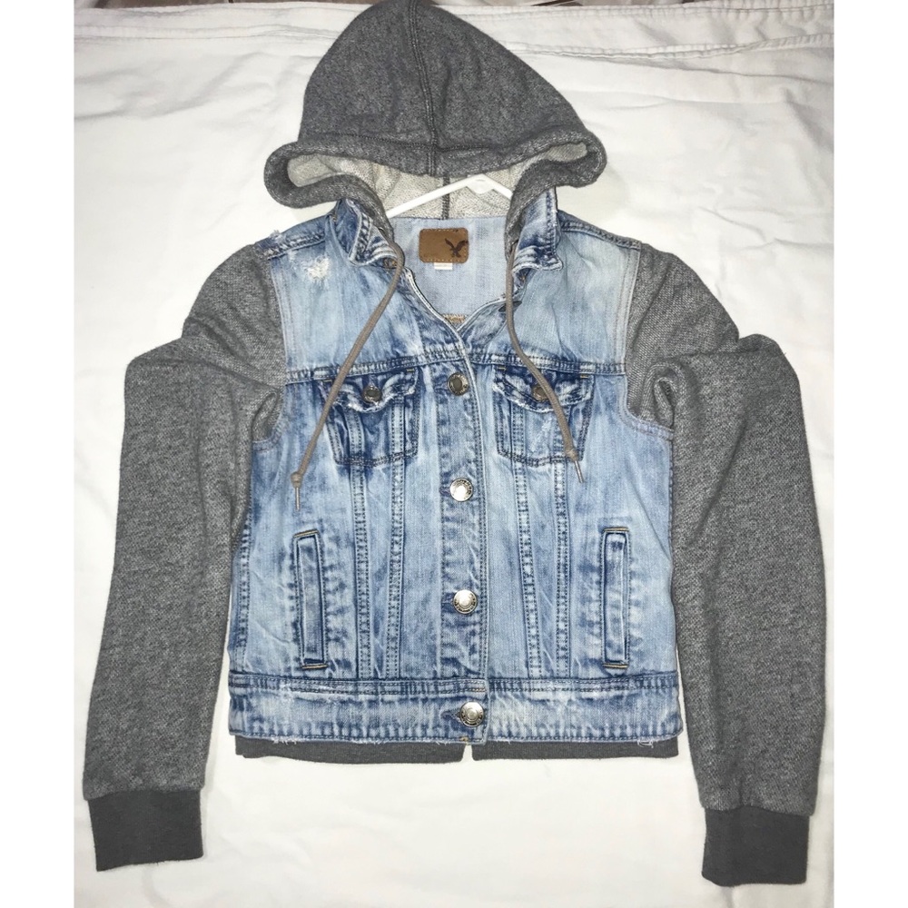 Denim sweater